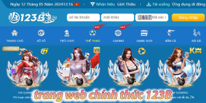 Trang web chính thức 123B | Lựa chọn của người chơi cá cược